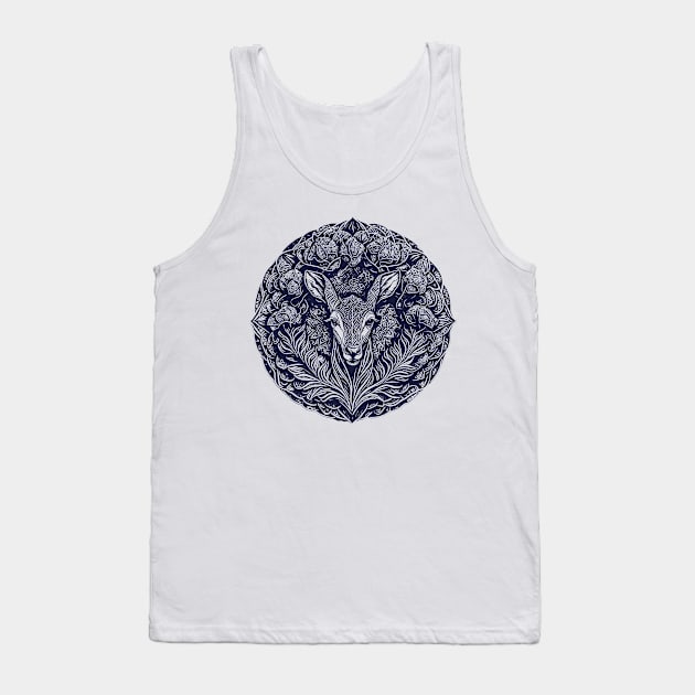 Gazelle Savanna Tank Top by Deniz Digital Ink